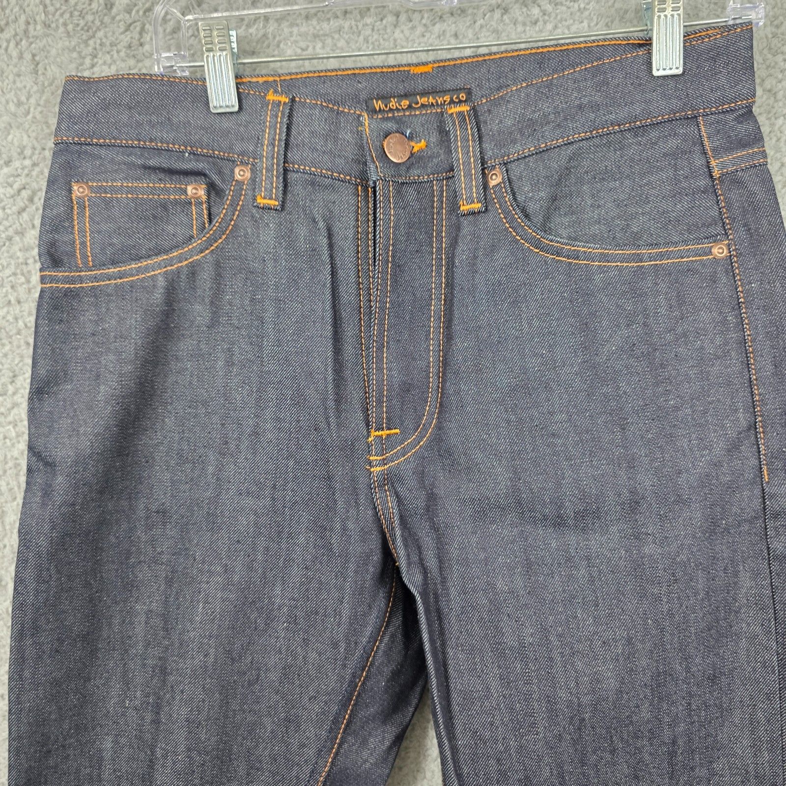 Nwt Nudie Jeans Steady Eddie Ii Dry Gene Men's 30w-30l Button Fly — image 2 of 8